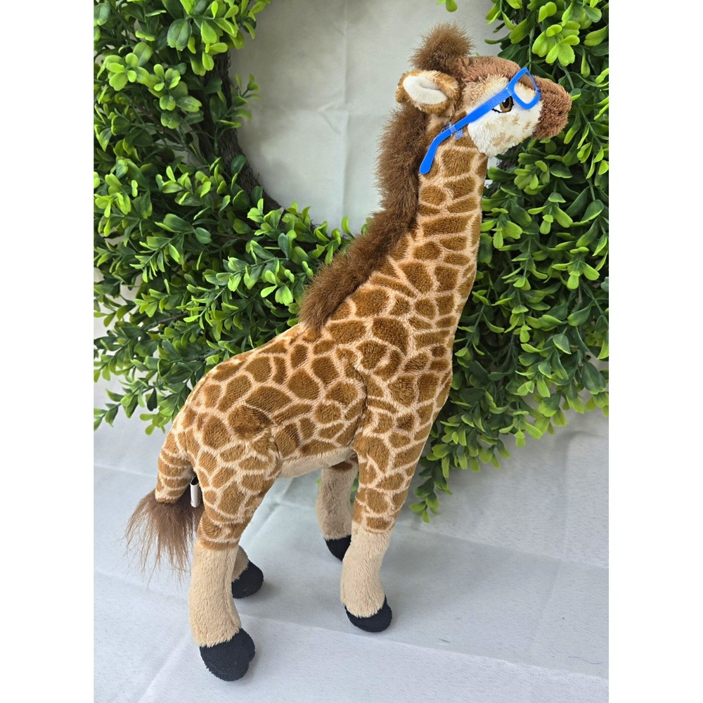 Ark Encounter Giraffe Plush Blue Glasses Stuffed Animal Noah's Ark Mascot 17"